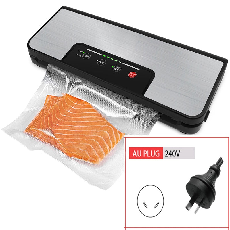 LAIMENG Vacuum Sealer with Roll Holder Pulse Function Sous Vide Vacuum Packing Machine For Food Storage Packer Vacuum Bags S285