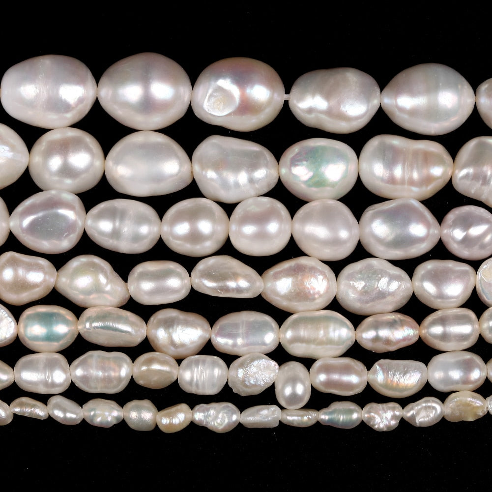 Natural Freshwater Pearl Beads High Quality Irregular Shape Punch Loose Beads for Jewelry Making DIY Necklace Bracelet