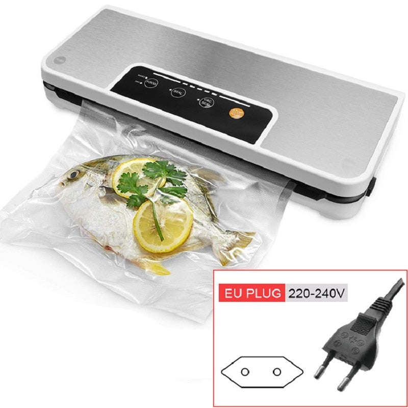 LAIMENG Vacuum Sealer with Roll Holder Pulse Function Sous Vide Vacuum Packing Machine For Food Storage Packer Vacuum Bags S285