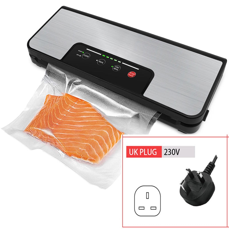 LAIMENG Vacuum Sealer with Roll Holder Pulse Function Sous Vide Vacuum Packing Machine For Food Storage Packer Vacuum Bags S285