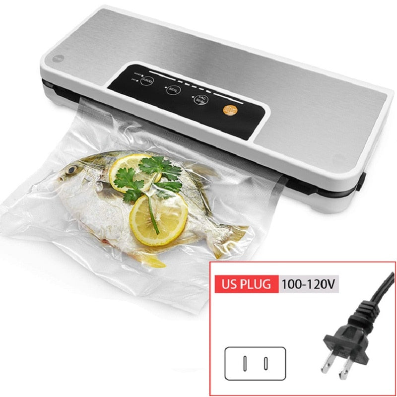 LAIMENG Vacuum Sealer with Roll Holder Pulse Function Sous Vide Vacuum Packing Machine For Food Storage Packer Vacuum Bags S285