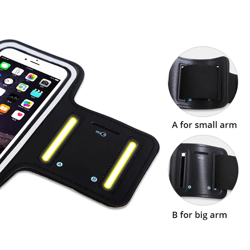 4.7-6.5 inch Brassard Telephone Sport Phone Armband Case Brecelet For iPhone 11Pro X XS XR Max 6s 7 8 Plus Running Cover Sleeves