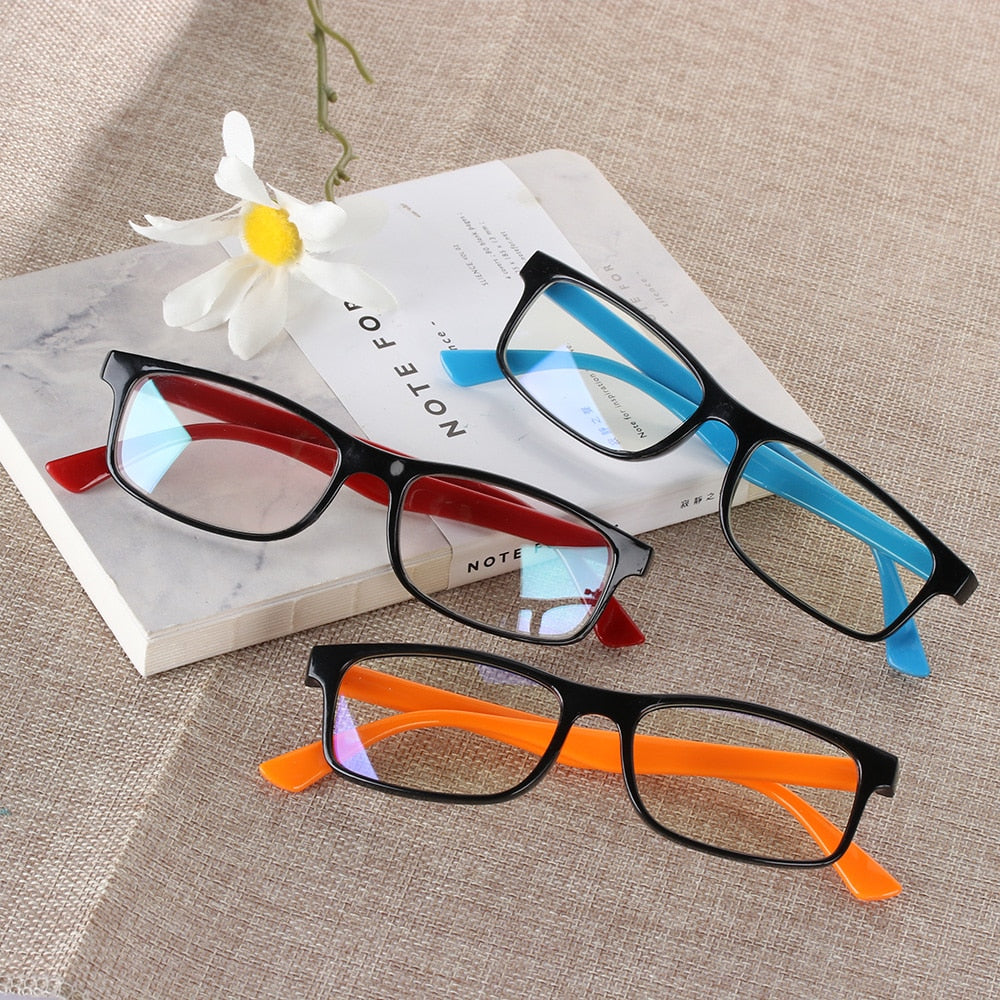 Square Anti blue rays Glasses Men Women Blue Light Coating Computer Gaming Eyeglasses Anti-UV UV400 Optical Spectacles Eyewear