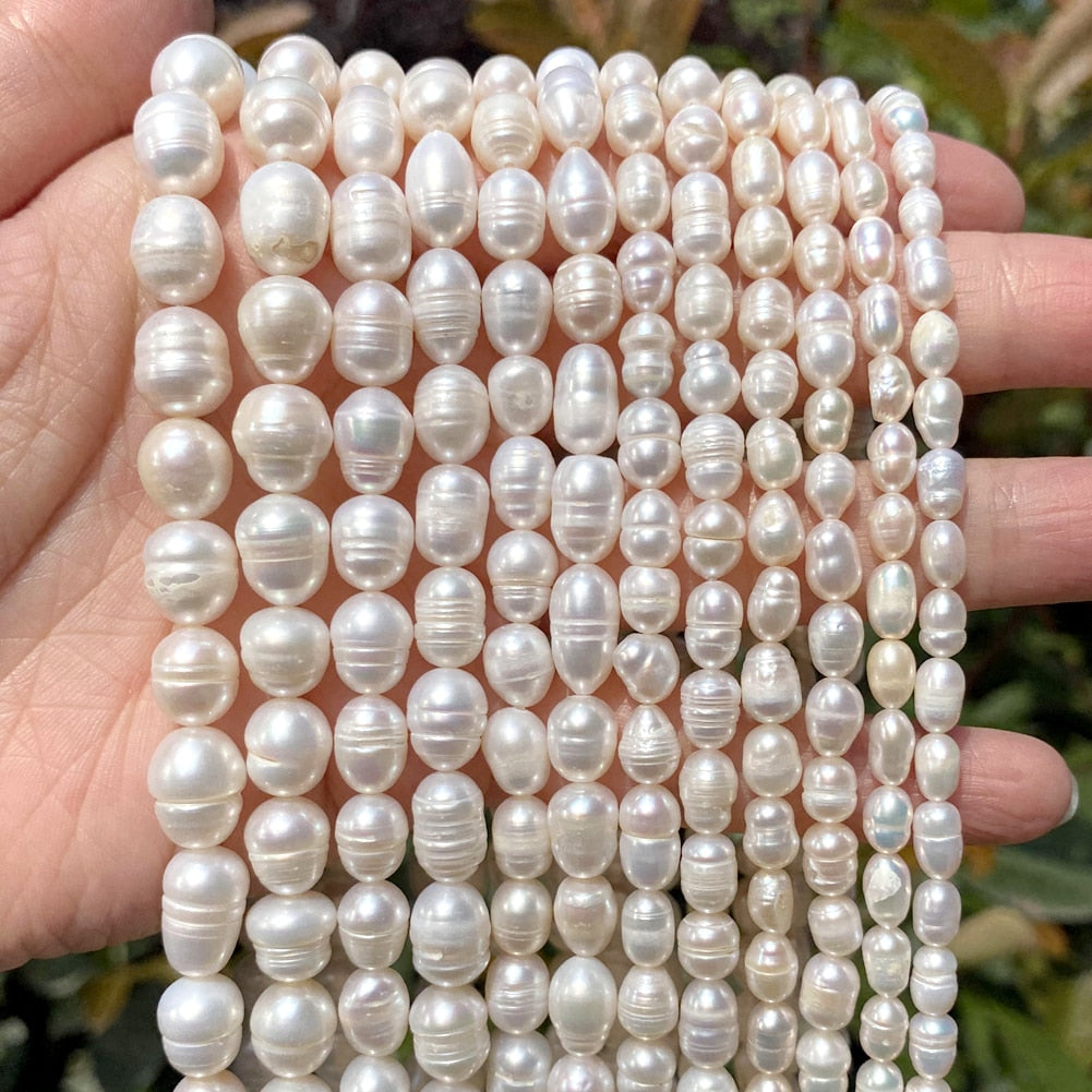 Natural Freshwater Pearl Beads High Quality Irregular Shape Punch Loose Beads for Jewelry Making DIY Necklace Bracelet