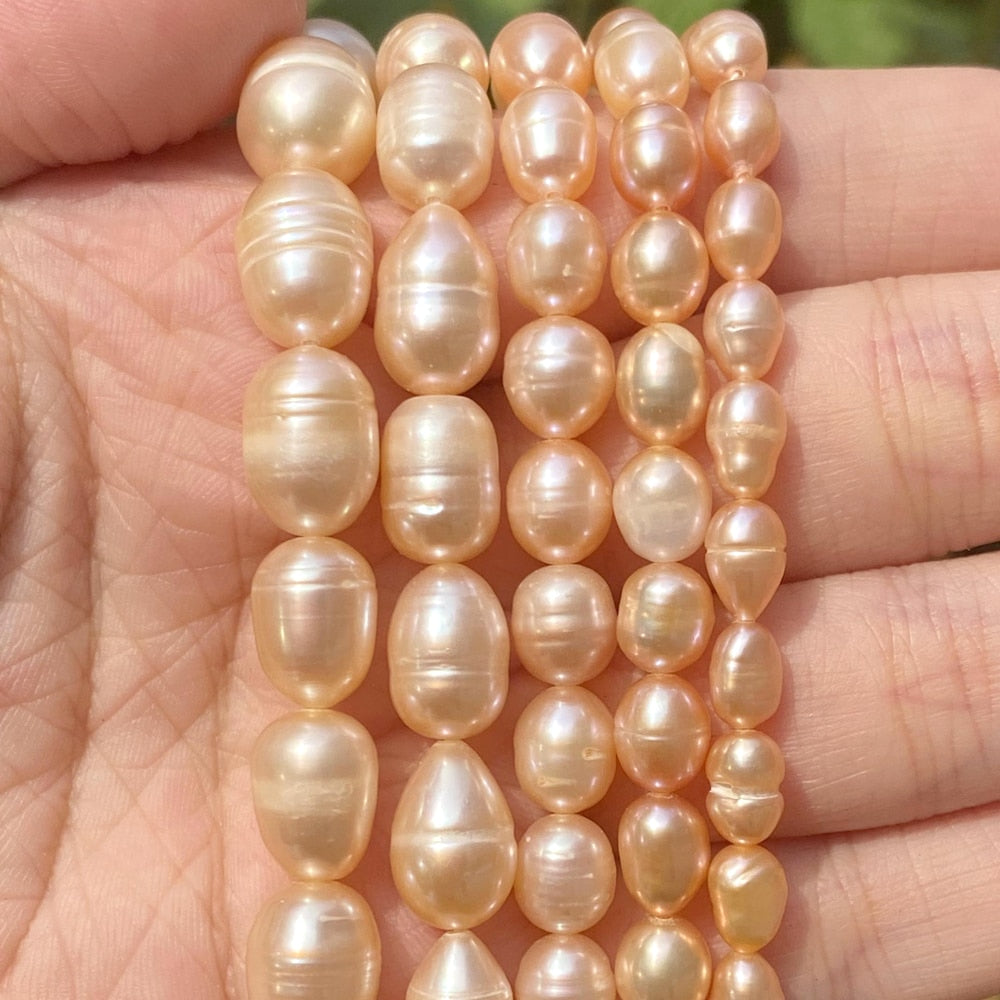 Natural Freshwater Pearl Beads High Quality Irregular Shape Punch Loose Beads for Jewelry Making DIY Necklace Bracelet