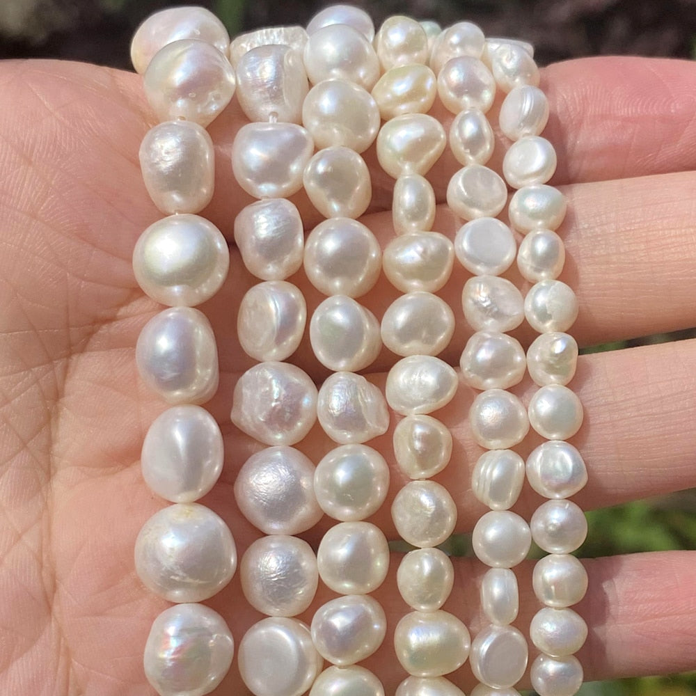 Natural Freshwater Pearl Beads High Quality Irregular Shape Punch Loose Beads for Jewelry Making DIY Necklace Bracelet