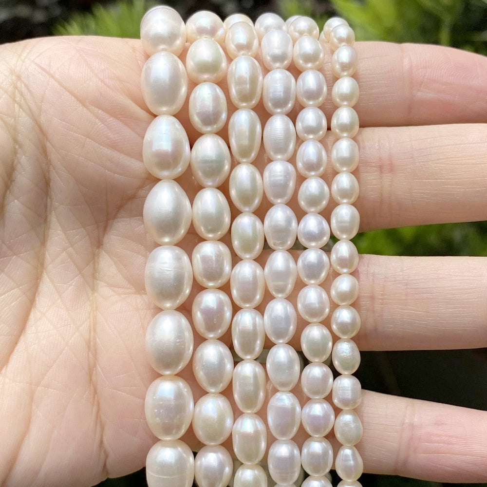 Natural Freshwater Pearl Beads High Quality Irregular Shape Punch Loose Beads for Jewelry Making DIY Necklace Bracelet