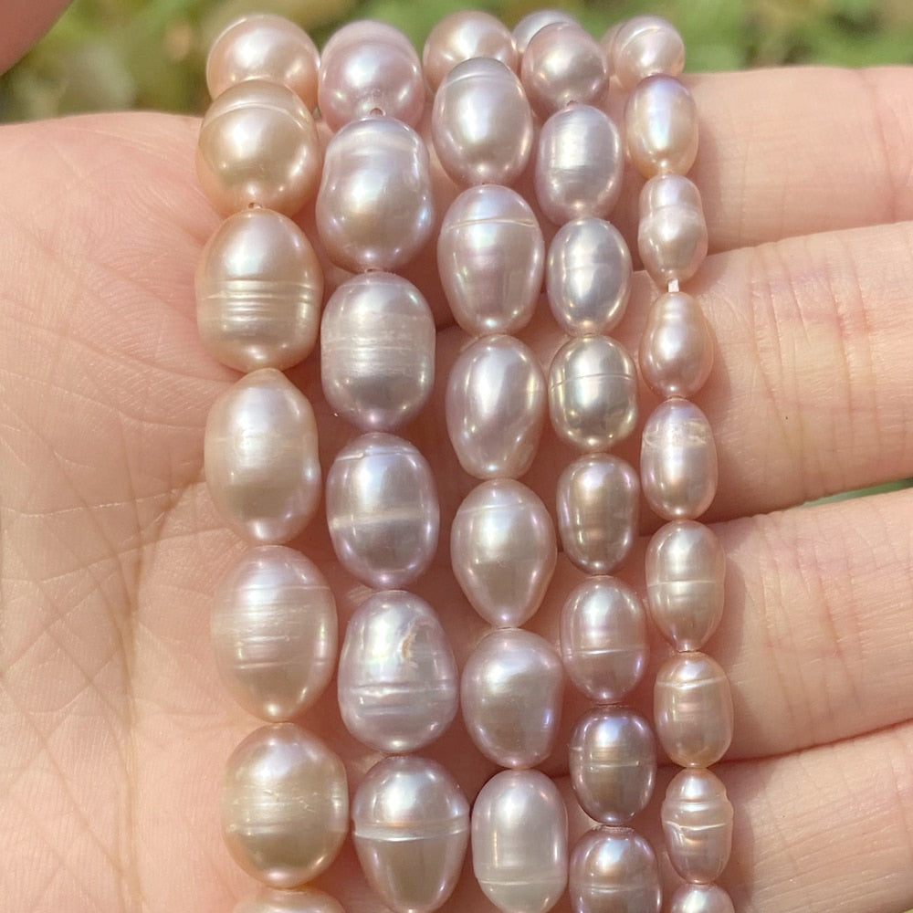 Natural Freshwater Pearl Beads High Quality Irregular Shape Punch Loose Beads for Jewelry Making DIY Necklace Bracelet