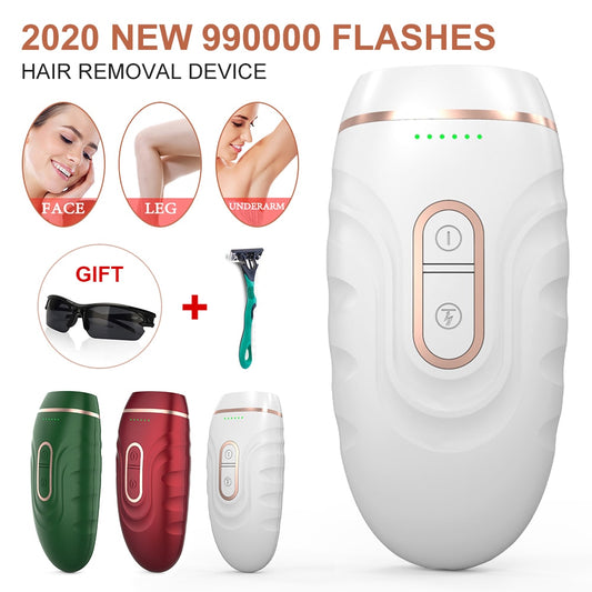 Laser Epilator 990000 Flash  depilador laser Permanent Laser hair remover for Women Home IPL Flash Laser Photoepilator Dropship